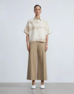 Cotton Twill Bowery Pant -Chic Daily Fashion mpd89r 1x52 cadet khaki full