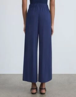 Matte Jersey Lenox Pant 18 Matte Jersey Lenox Pant -Chic Daily Fashion mpd94r j868 midnight blue back