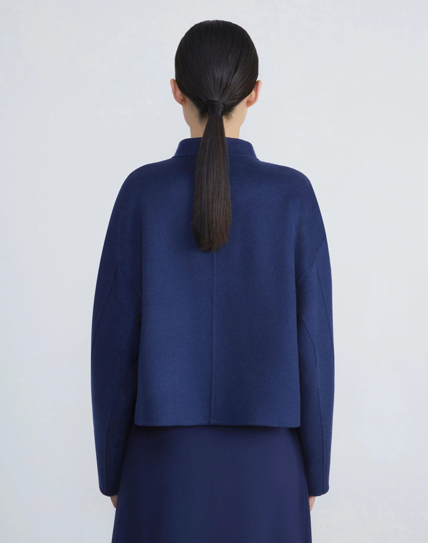 Wool-Cashmere Double Face Cropped Jacket 4 Wool-Cashmere Double Face Cropped Jacket - Image 4