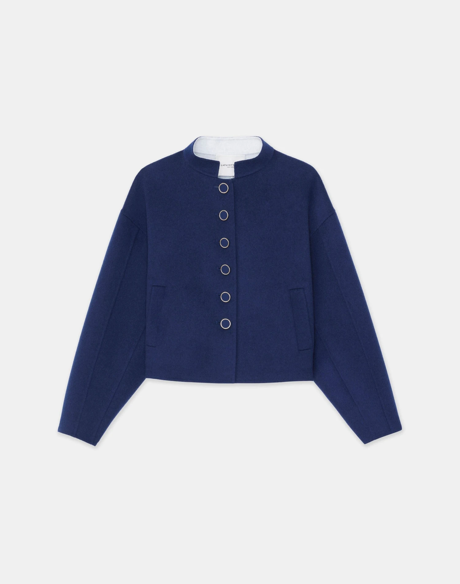Wool-Cashmere Double Face Cropped Jacket 1 Wool-Cashmere Double Face Cropped Jacket