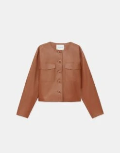 Nappa Leather Quilted Jacket