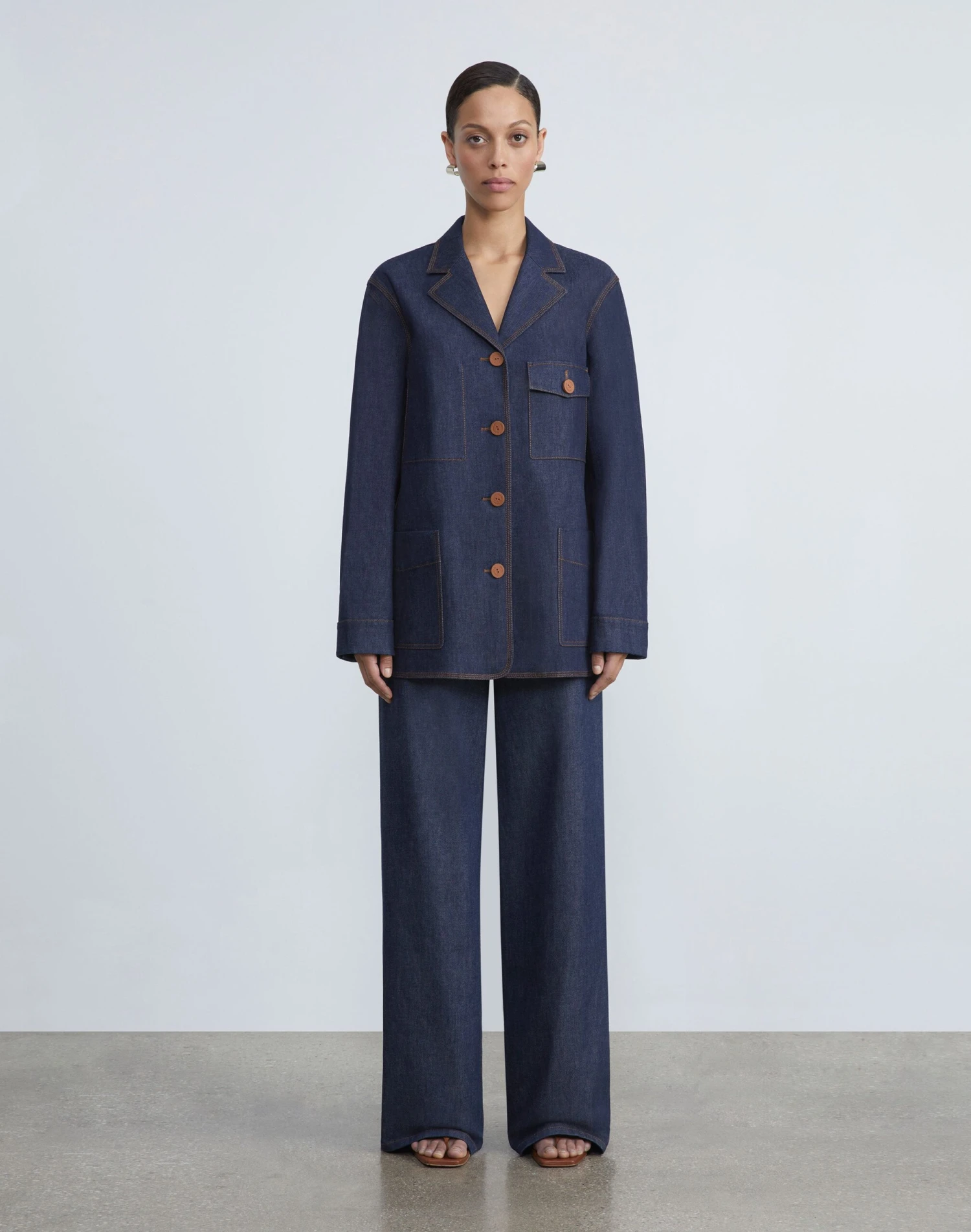 L148 Denim A-Line Chore Jacket 2 L148 Denim A-Line Chore Jacket - Image 2