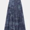 Postcards Laser Print Chambray Skirt