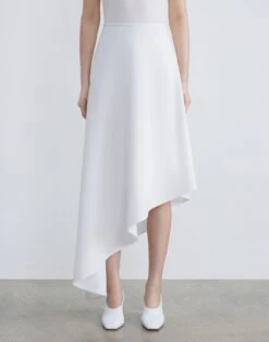 Finesse Crepe Asymmetric Skirt 17 Finesse Crepe Asymmetric Skirt -Chic Daily Fashion msp20r 6147 cloud