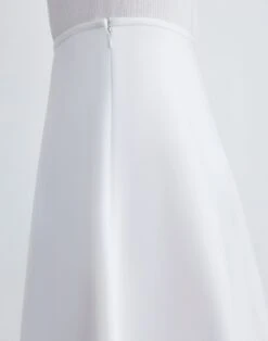 Finesse Crepe Asymmetric Skirt 16 Finesse Crepe Asymmetric Skirt -Chic Daily Fashion msp20r 6147 cloud detail