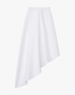 Finesse Crepe Asymmetric Skirt 13 Finesse Crepe Asymmetric Skirt -Chic Daily Fashion msp20r 6147 cloud flat