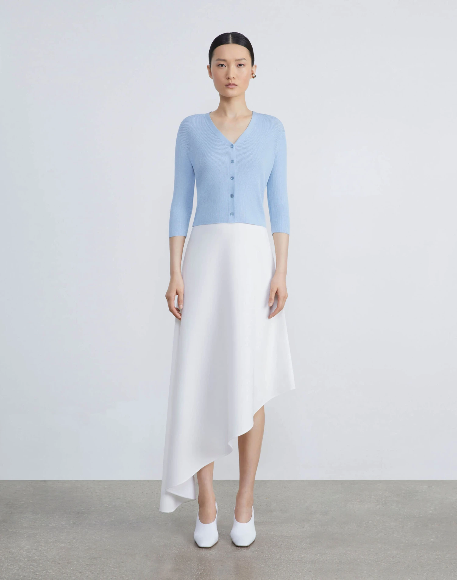 Finesse Crepe Asymmetric Skirt 6 Finesse Crepe Asymmetric Skirt - Image 6