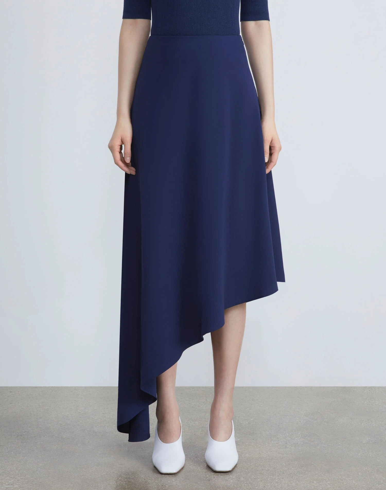 Finesse Crepe Asymmetric Skirt 4 Finesse Crepe Asymmetric Skirt - Image 4