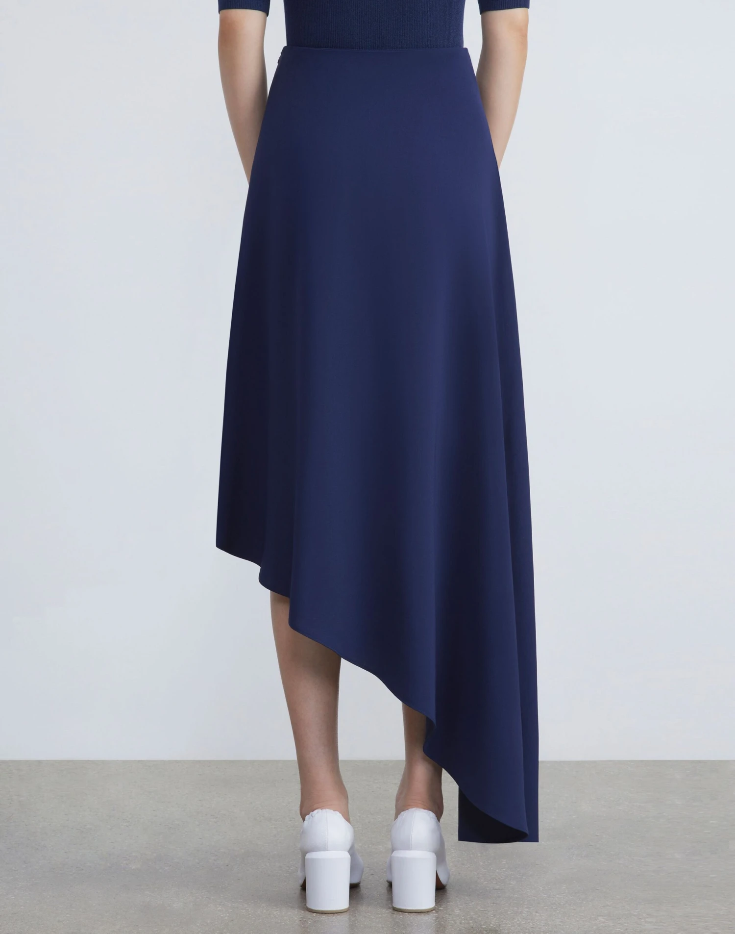 Finesse Crepe Asymmetric Skirt 3 Finesse Crepe Asymmetric Skirt - Image 3