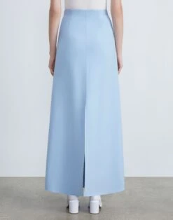 Viscose-Silk Skirt 10 Viscose-Silk Skirt -Chic Daily Fashion msp22r 1x42 aerial blue back