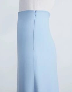 Viscose-Silk Skirt 11 Viscose-Silk Skirt -Chic Daily Fashion msp22r 1x42 aerial blue detail