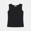 Cotton Rib Scoop Neck Tank