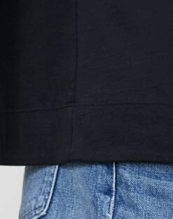 Cotton Jersey Modern Tee -Chic Daily Fashion mtab2r j807 black detail2