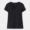 Cotton Jersey Modern V-Neck Tee
