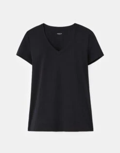 Cotton Jersey Modern V-Neck Tee