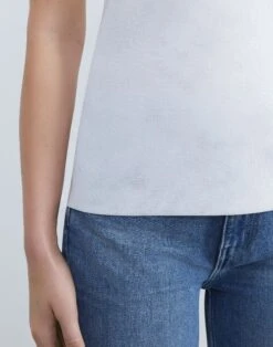 Mesh Jersey Scoop Neck Tank -Chic Daily Fashion mtap4r j397 cloud detail2