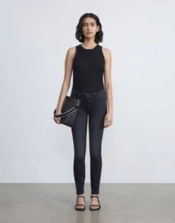 Cotton Rib Racerback Tank -Chic Daily Fashion mtar6r j548 black full