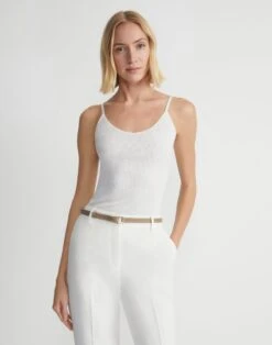 Mesh Jersey Camisole -Chic Daily Fashion mtv08r j397 cloud