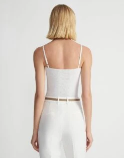 Mesh Jersey Camisole -Chic Daily Fashion mtv08r j397 cloud back