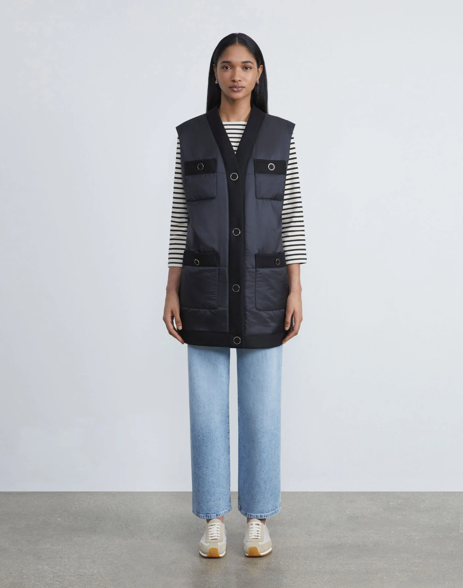 Regenerated Poly Tech Quilted Vest 4 Regenerated Poly Tech Quilted Vest - Image 4