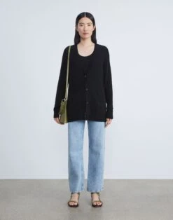 Cashmere Loose Stitch Tank -Chic Daily Fashion mwaz5r kc04 black full