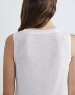 Cashmere Loose Stitch Tank -Chic Daily Fashion mwaz5r kc04 cloud detail2