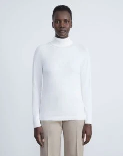 Matte Crepe Raglan Sleeve Turtleneck -Chic Daily Fashion mwbg6r kv15 cloud