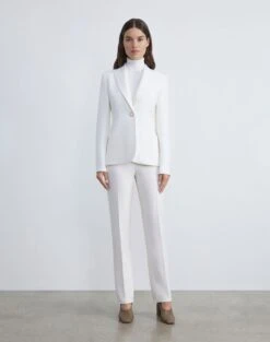 Matte Crepe Sleeveless Turtleneck Sweater -Chic Daily Fashion mwbg9r kv73 cloud full