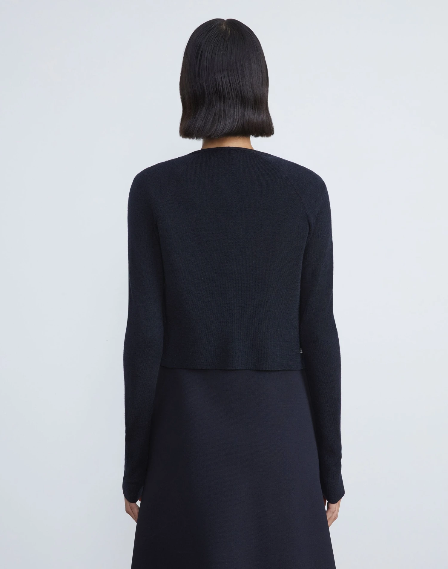 Responsible Fine Gauge Merino Open-Front Cropped Cardigan 9 Responsible Fine Gauge Merino Open-Front Cropped Cardigan - Image 9