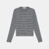Stripe Fine Gauge Cashmere Sweater