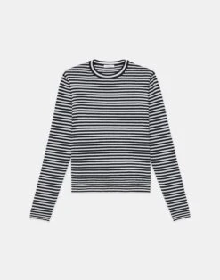 Stripe Fine Gauge Cashmere Sweater