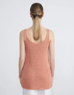 Cotton-Silk Tank -Chic Daily Fashion mwcc6r kk96 coral haze back