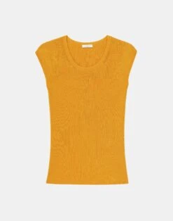 Finespun Voile Ribbed Cap Sleeve Top -Chic Daily Fashion mwcd3r kv52 golden medallion flat