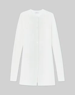 Finespun Voile Ribbed Long Cardigan -Chic Daily Fashion mwcd5r kv52 cloud flat