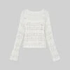 Cotton-Silk & Wool Bouclé Sweater