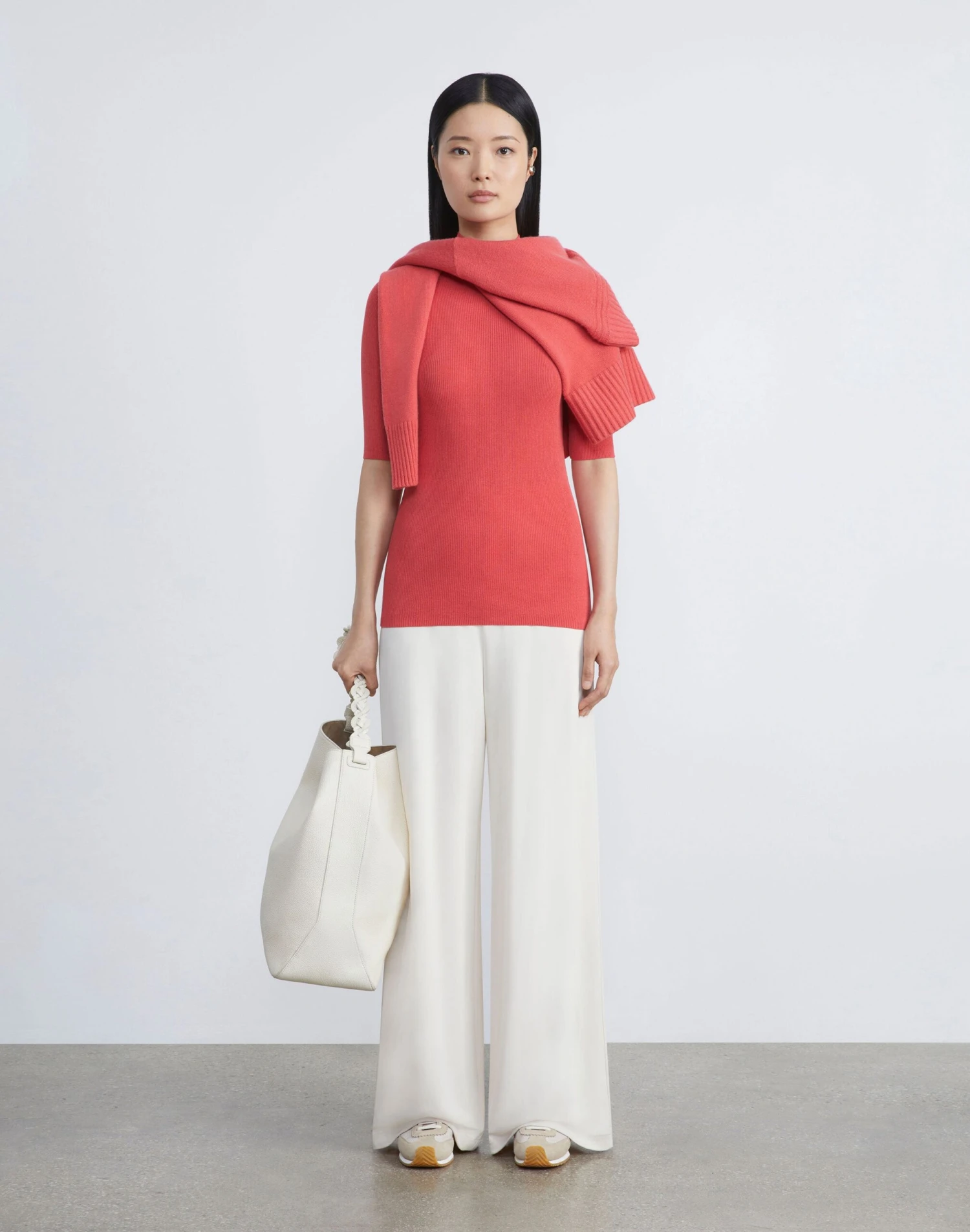 Cashmere Ribbed V-Neck Sweater 18 Cashmere Ribbed V-Neck Sweater - Image 18