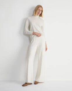 Cashmere Turtleneck Sweater -Chic Daily Fashion mww70r kc04 cloud full